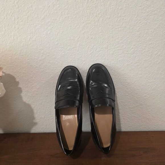 Nine West Patent Leather Loafers Sz 8.5 - Picture 5 of 7